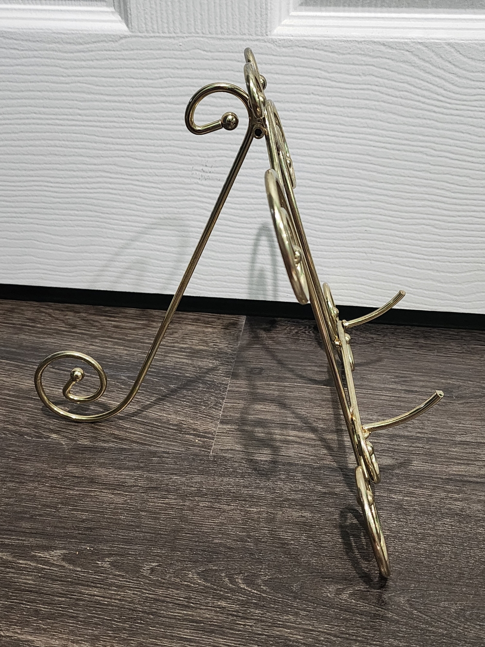 Decorative Gold Scroll Stand - Picture 2 of 2